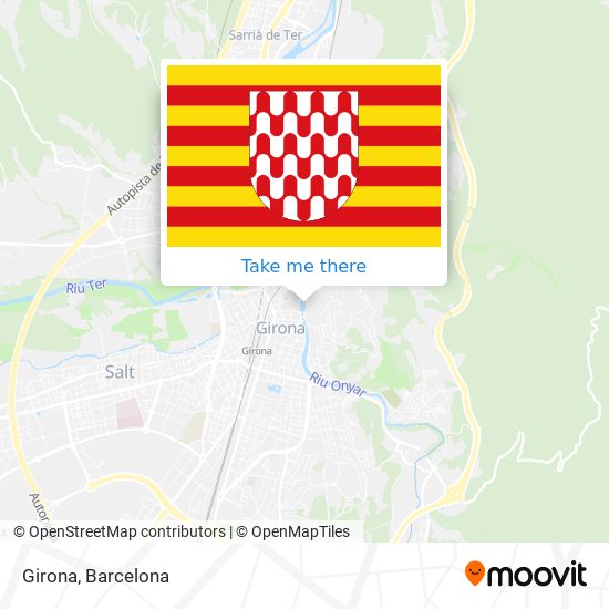 Girona map