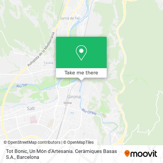 Tot Bonic, Un Món d'Artesania. Ceràmiques Basas S.A. map