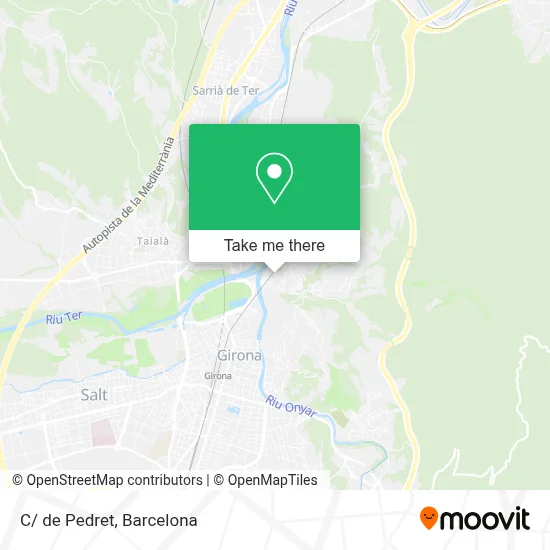 C/ de  Pedret map