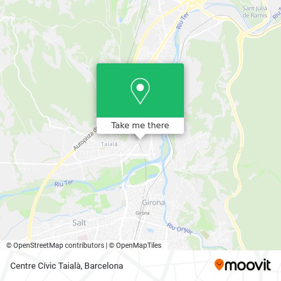Centre Cívic Taialà map