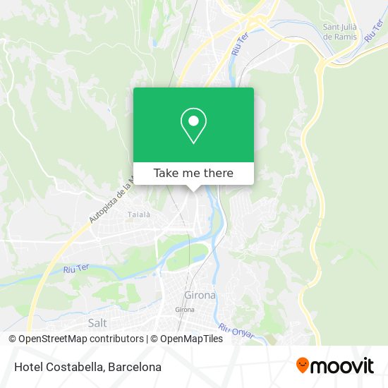 Hotel Costabella map