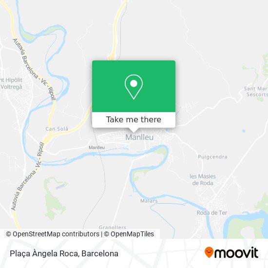 Plaça Àngela Roca map