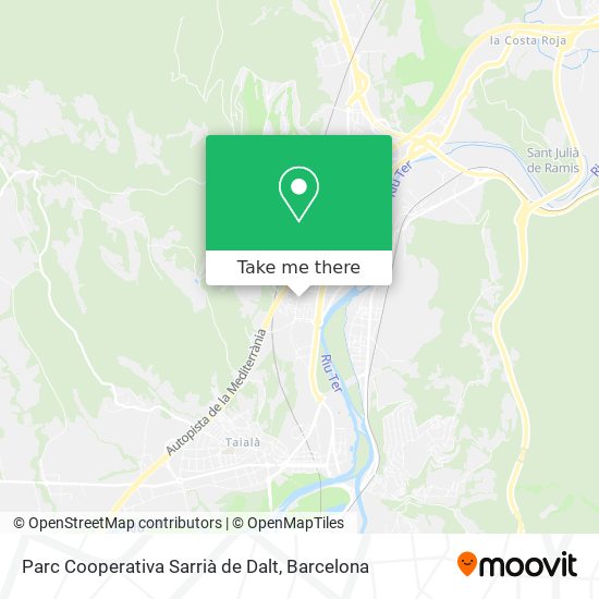 Parc Cooperativa Sarrià de Dalt map
