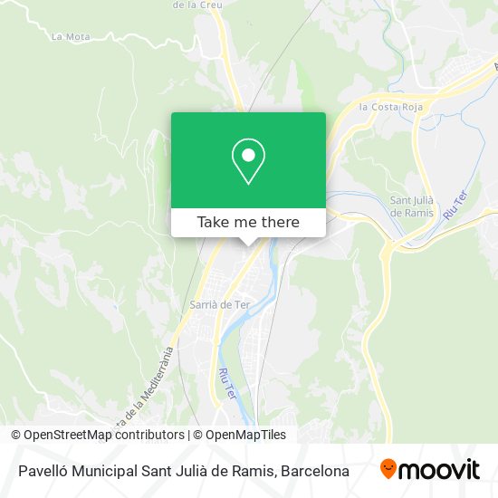 Pavelló Municipal Sant Julià de Ramis map