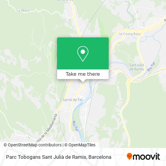 Parc Tobogans Sant Julià de Ramis map