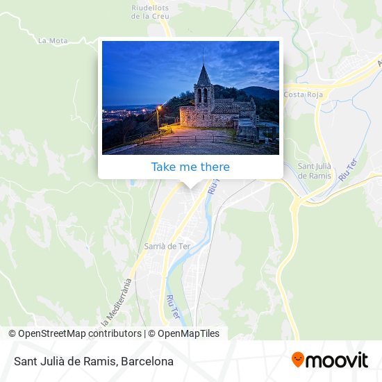 Sant Julià de Ramis map