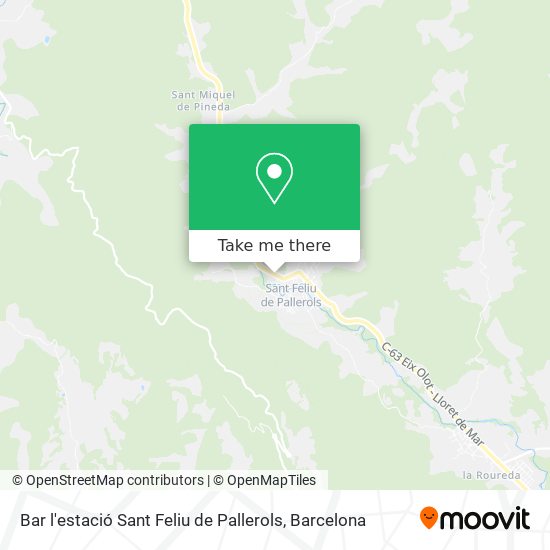 Bar l'estació Sant Feliu de Pallerols map
