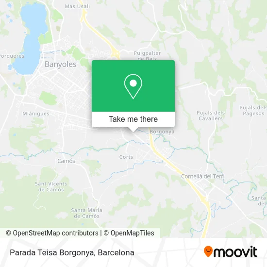 Parada Teisa Borgonya map