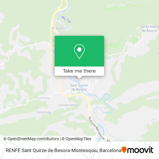 mapa RENFE Sant Quirze de Besora-Montesquiu
