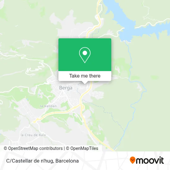 C/Castellar de n'hug map