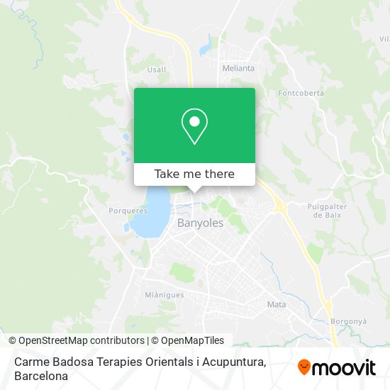 Carme Badosa Terapies Orientals i Acupuntura map
