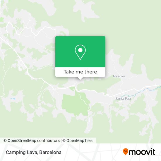 Camping Lava map