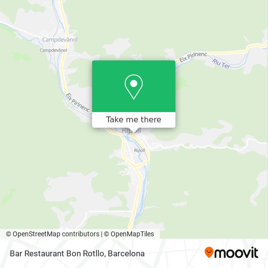 Bar Restaurant Bon Rotllo map