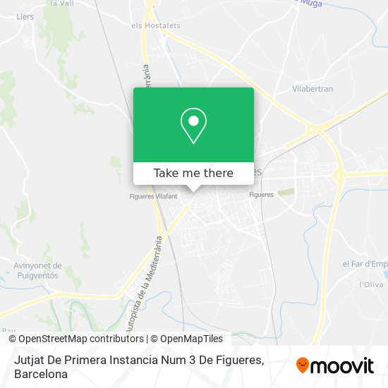 Jutjat De Primera Instancia Num 3 De Figueres map