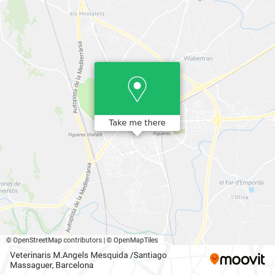 Veterinaris M.Angels Mesquida /Santiago Massaguer map
