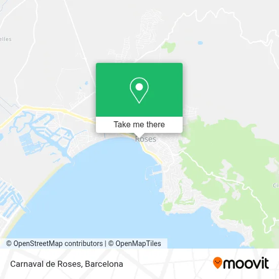 Carnaval de Roses map