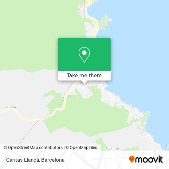 Caritas Llançà map