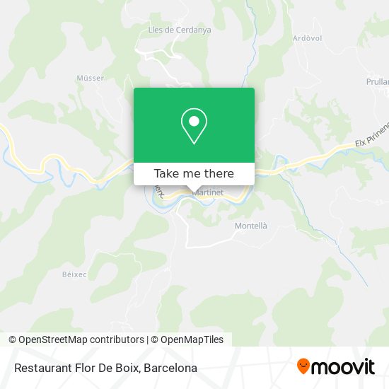 Restaurant Flor De Boix map