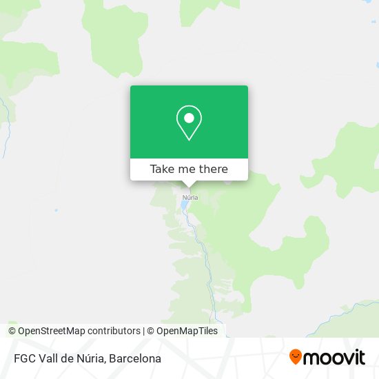 FGC Vall de Núria map