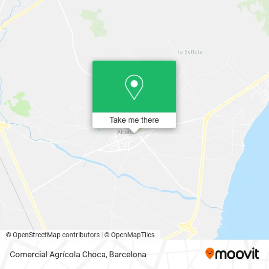 Comercial Agrícola Choca map