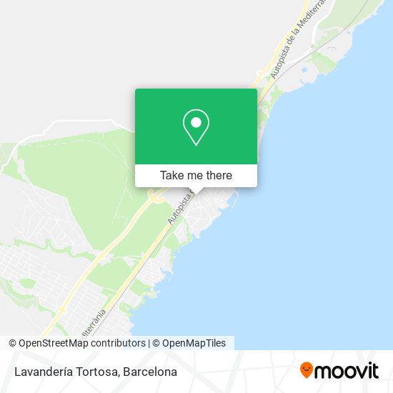 Lavandería Tortosa map