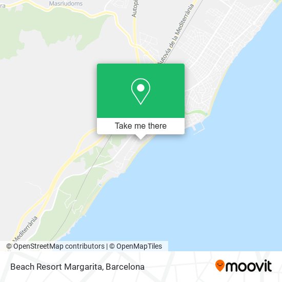 Beach Resort Margarita map