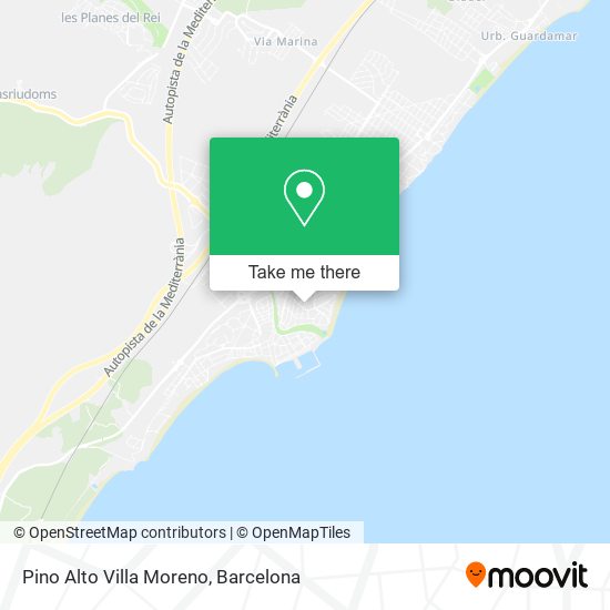 Pino Alto Villa Moreno map