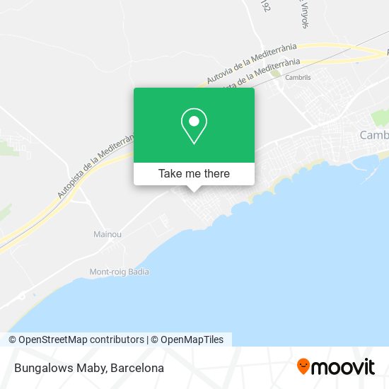 Bungalows Maby map