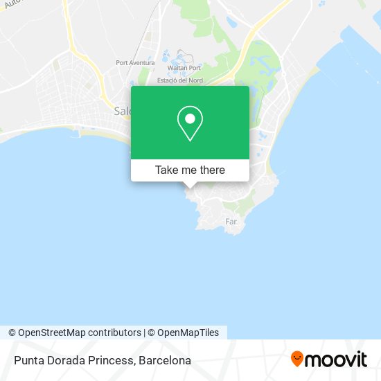 Punta Dorada Princess map