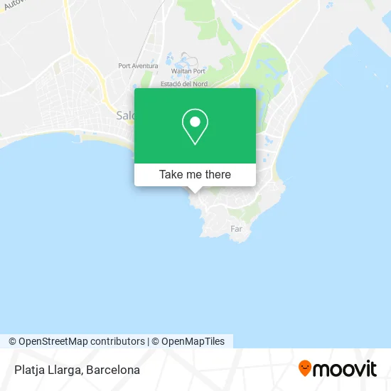 Platja Llarga map