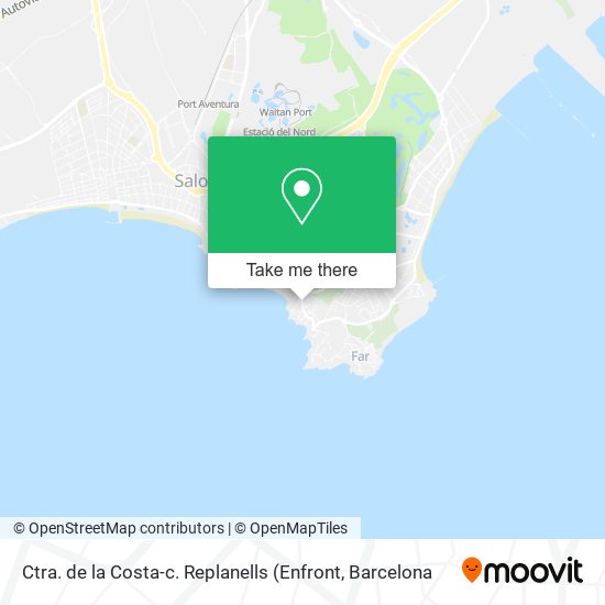 Ctra. de la Costa-c. Replanells map