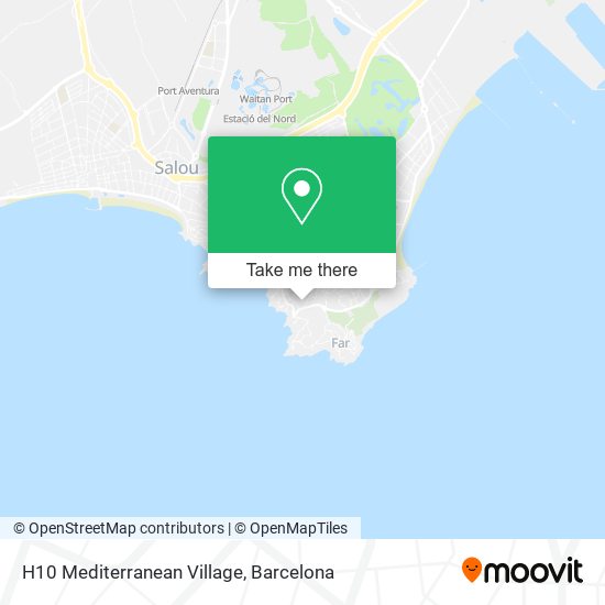 H10 Mediterranean Village map