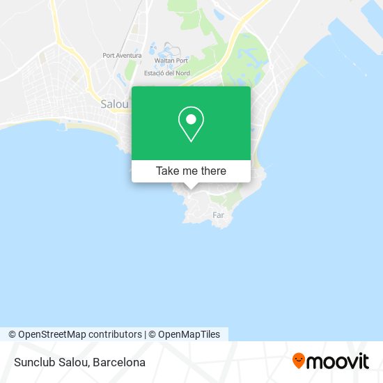 Sunclub Salou map