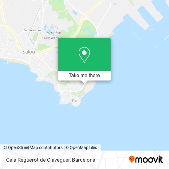 Cala Reguerot de Claveguer map