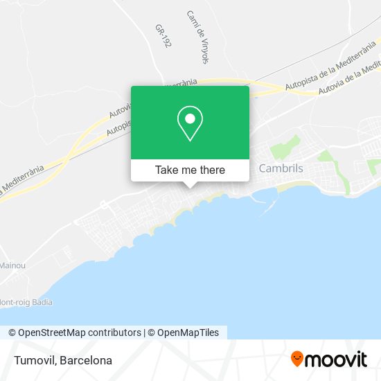 Tumovil map