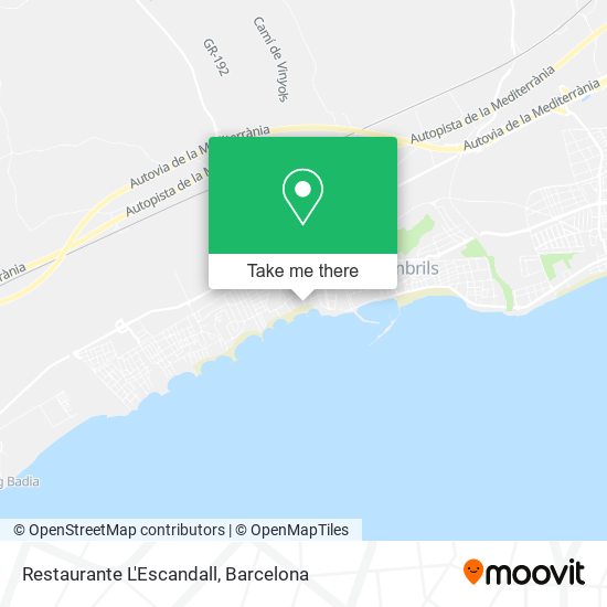 Restaurante L'Escandall map