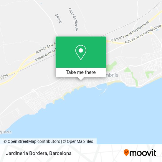 Jardineria Bordera map