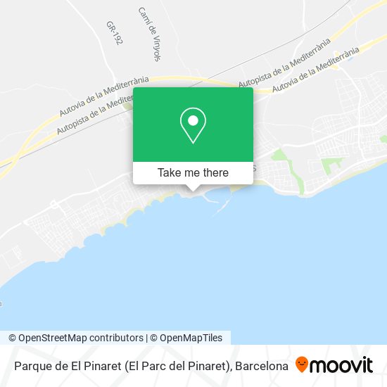 Parque de El Pinaret (El Parc del Pinaret) map