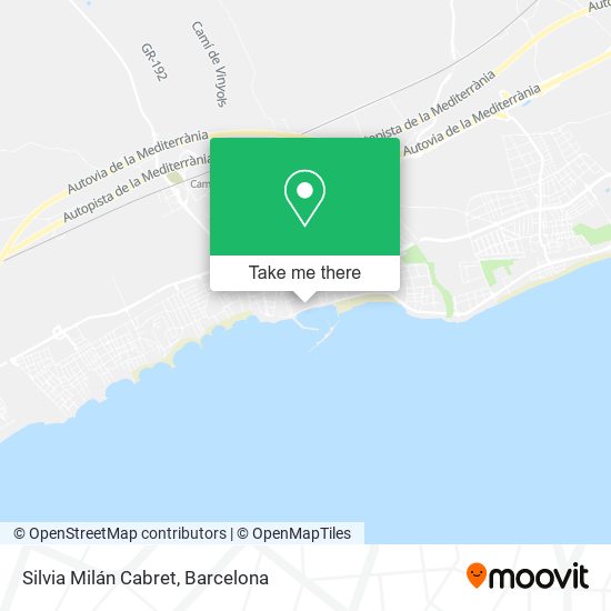 Silvia Milán Cabret map