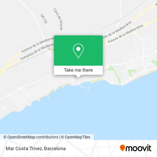 Mar Costa Trivez map