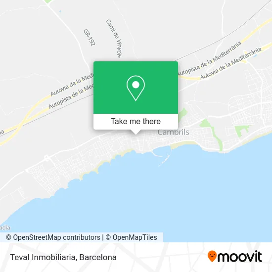 Teval Inmobiliaria map