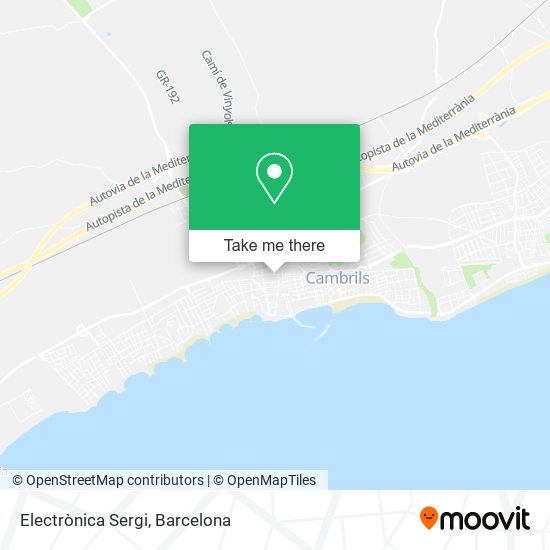 Electrònica Sergi map