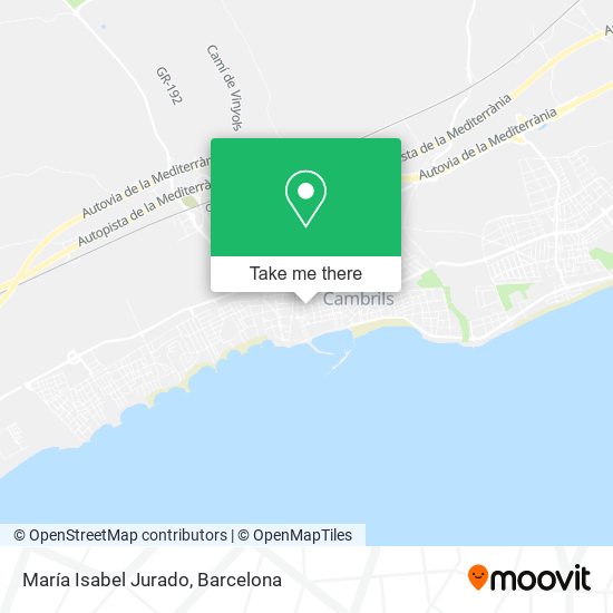 María Isabel Jurado map