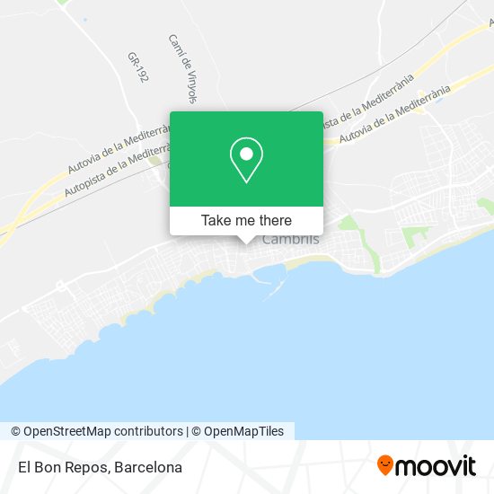 El Bon Repos map