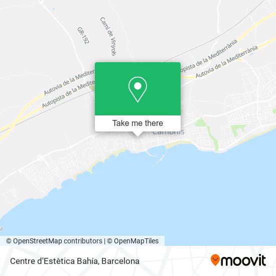 Centre d'Estètica Bahía map