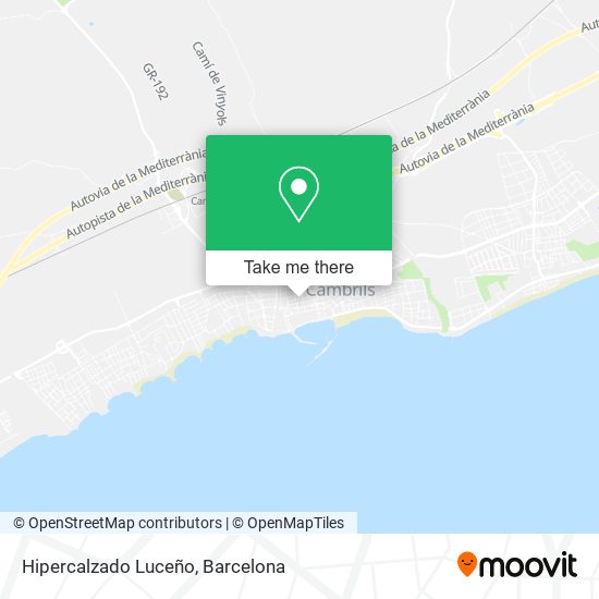 Hipercalzado Luceño map