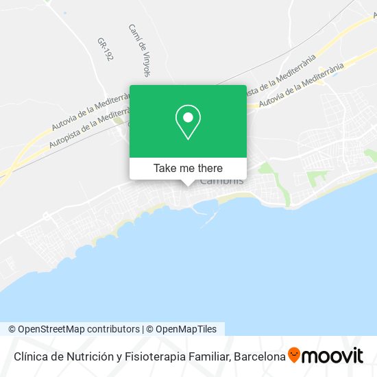 Clínica de Nutrición y Fisioterapia Familiar map