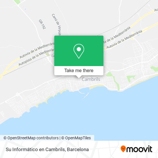 Su Informático en Cambrils map