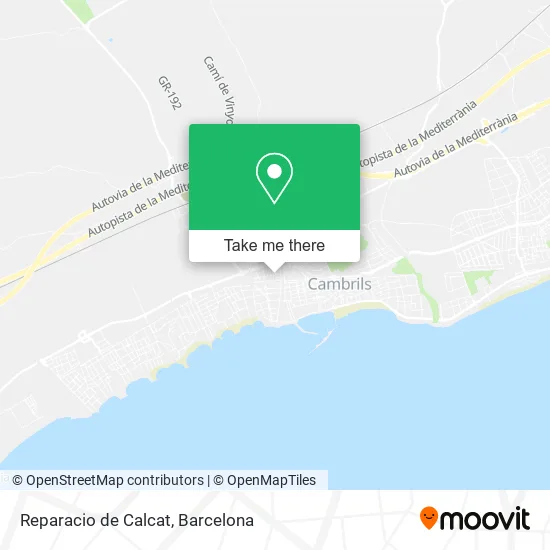 Reparacio de Calcat map