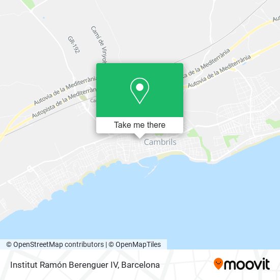Institut Ramón Berenguer IV map